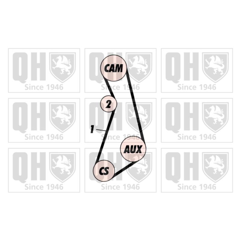 Kit de distribution QUINTON HAZELL QBK280 - Visuel 1