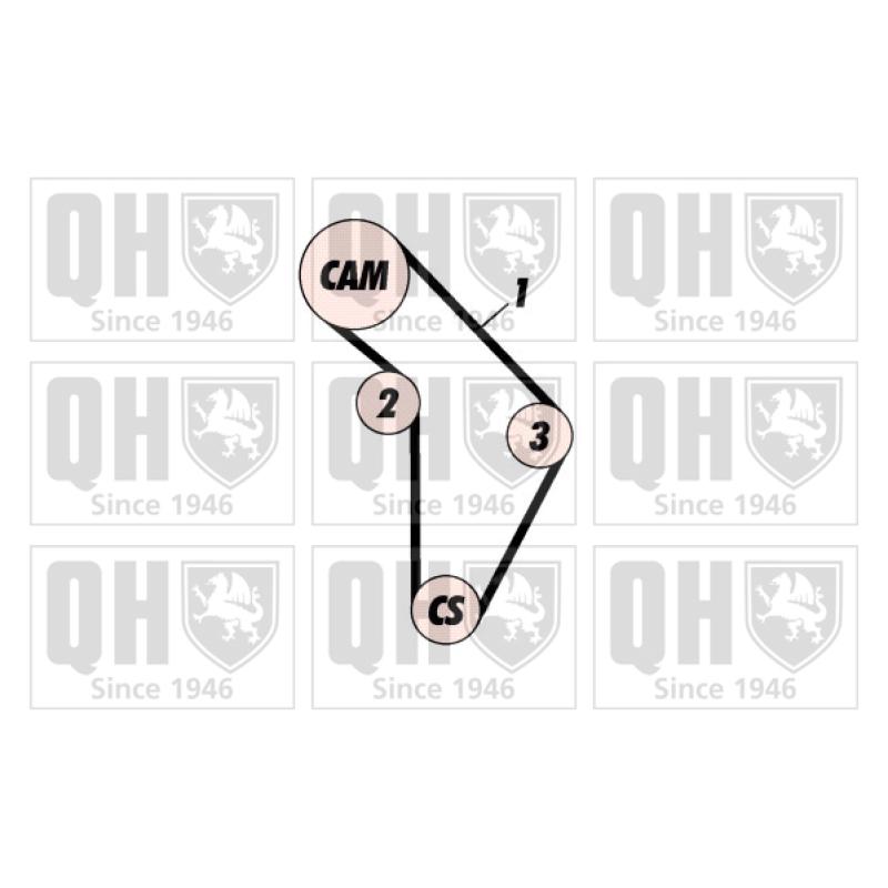 Kit de distribution QUINTON HAZELL QBK290 - Visuel 1