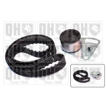 Kit de distribution QUINTON HAZELL QBK326 pour VOLKSWAGEN CADDY 2.0 - 78cv