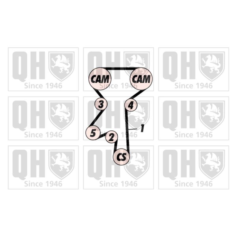 Kit de distribution QUINTON HAZELL QBK335 - Visuel 1