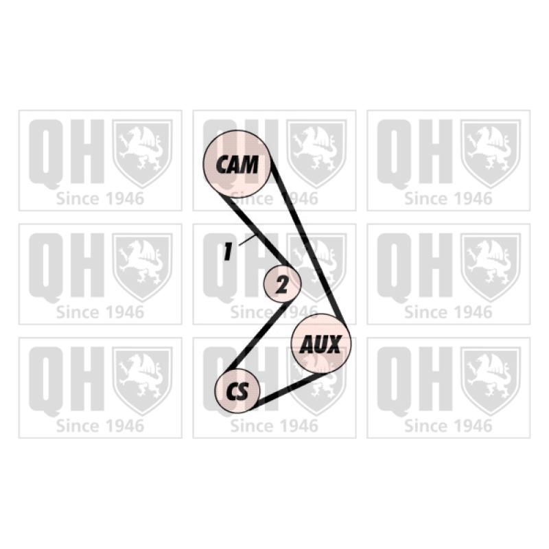 Kit de distribution QUINTON HAZELL QBK340 - Visuel 1