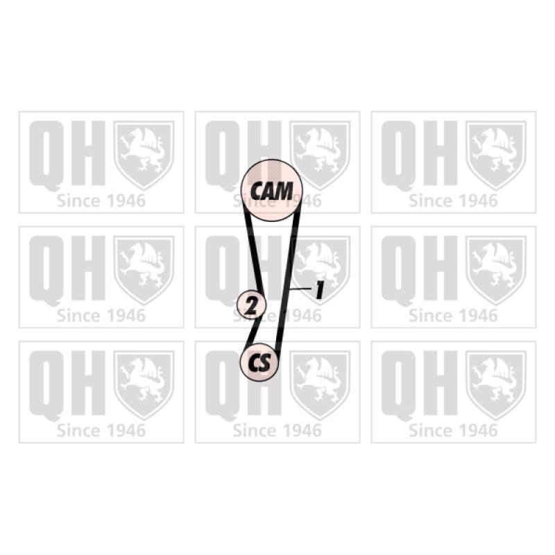 Kit de distribution QUINTON HAZELL QBK369 - Visuel 1