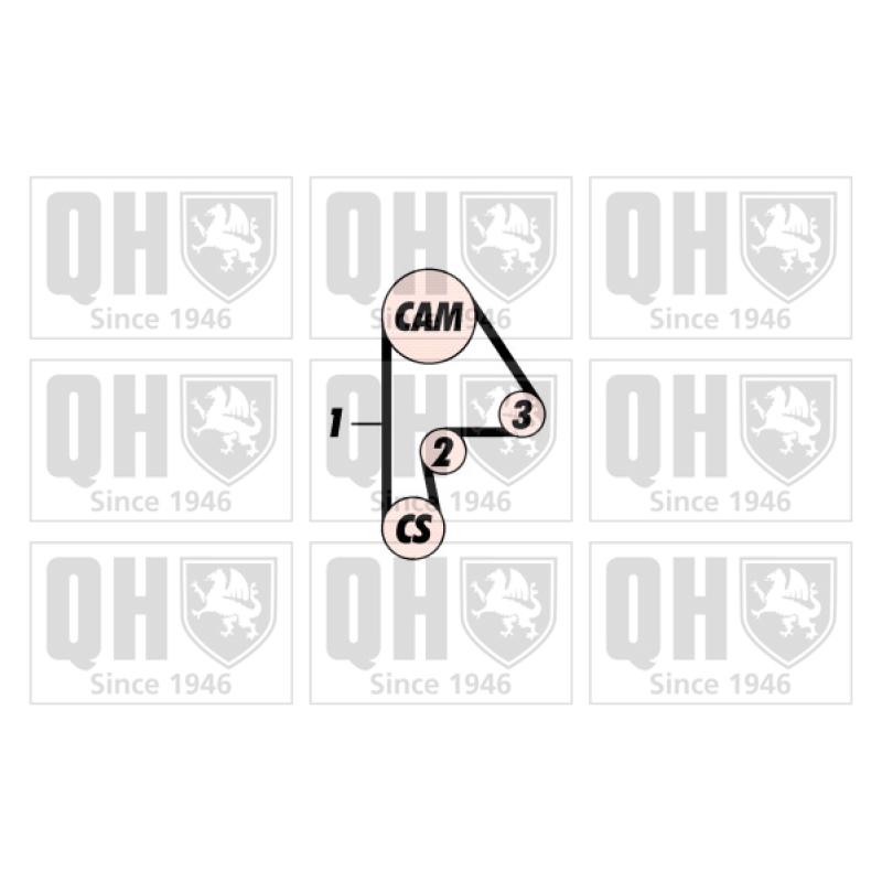 Kit de distribution QUINTON HAZELL QBK389 - Visuel 1