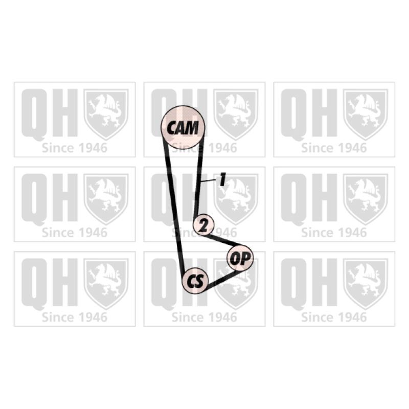 Kit de distribution QUINTON HAZELL QBK394 - Visuel 1