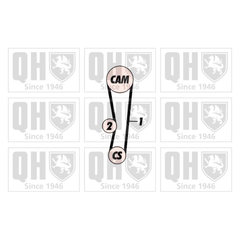 Kit de distribution QUINTON HAZELL QBK402 - Visuel 1