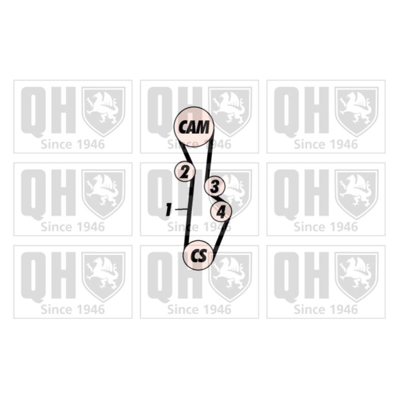 Kit de distribution QUINTON HAZELL QBK409 - Visuel 1