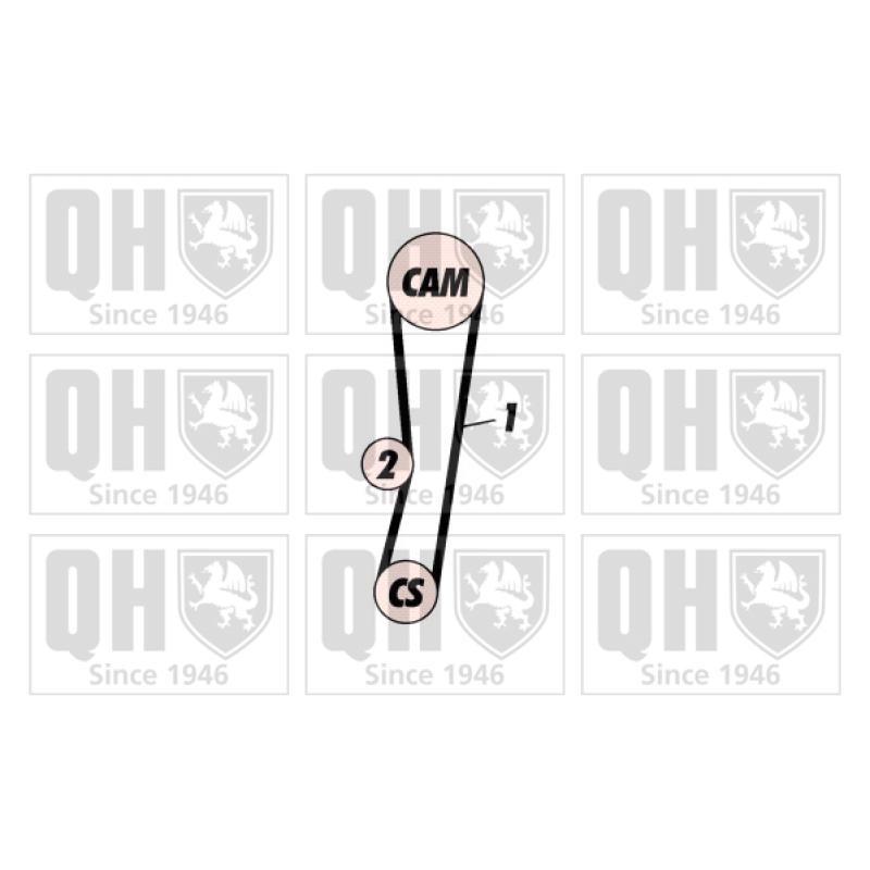 Kit de distribution QUINTON HAZELL QBK413 - Visuel 1