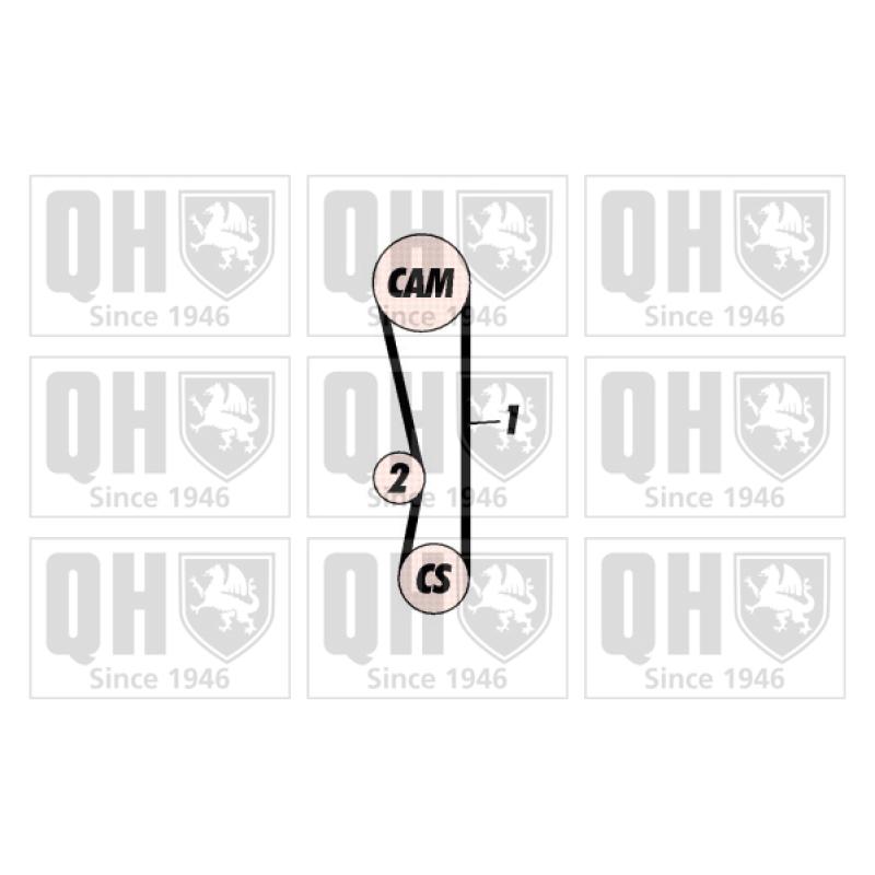 Kit de distribution QUINTON HAZELL QBK424 - Visuel 1