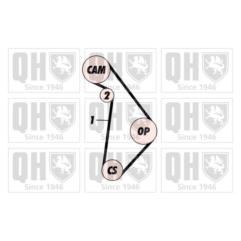 Kit de distribution QUINTON HAZELL QBK448 - Visuel 1