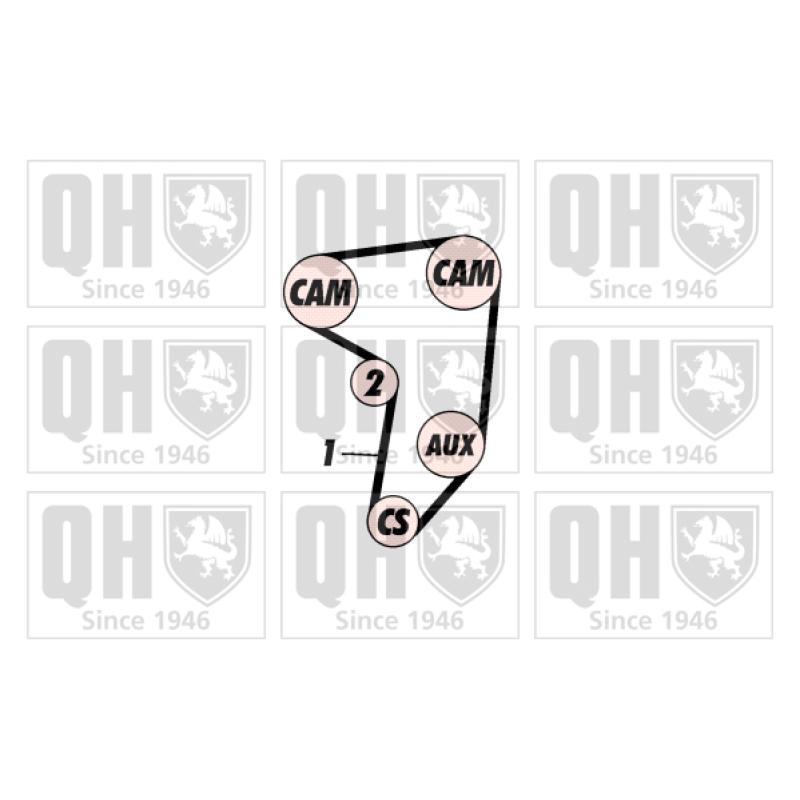 Kit de distribution QUINTON HAZELL QBK472 - Visuel 1