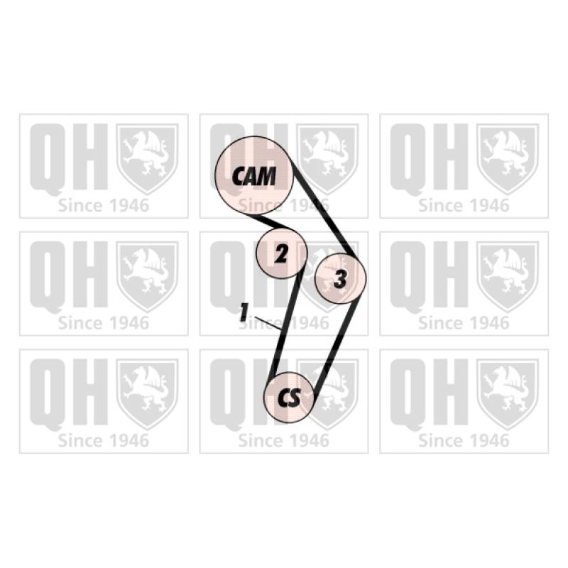 Kit de distribution QUINTON HAZELL QBK479 - Visuel 1