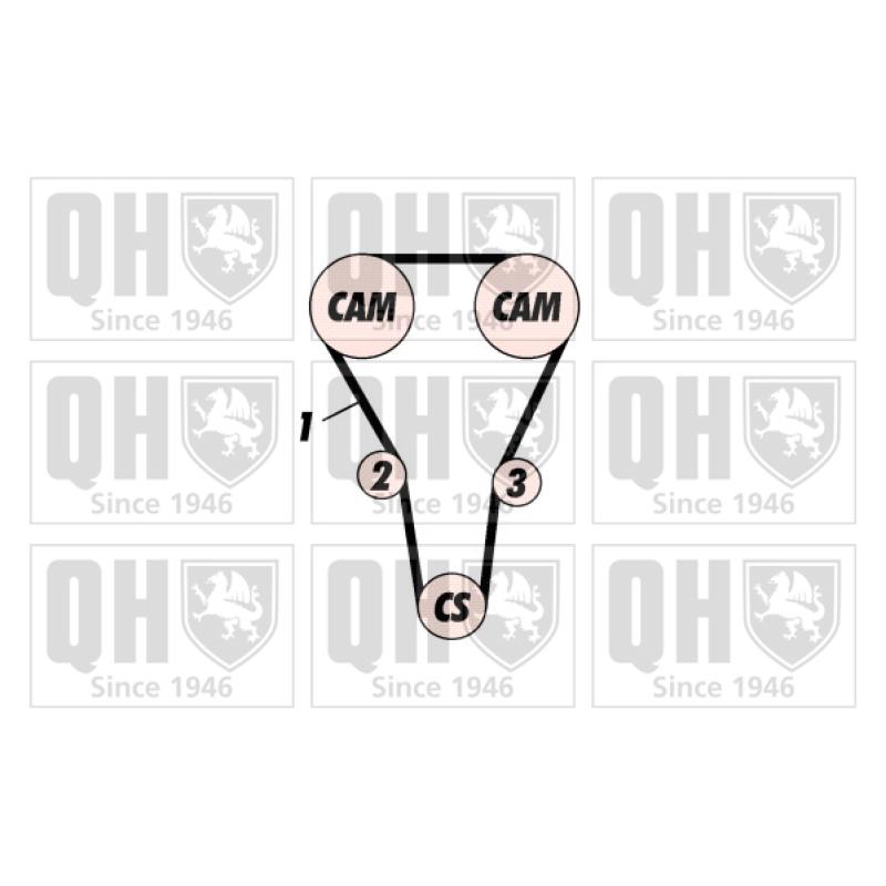 Kit de distribution QUINTON HAZELL QBK496 - Visuel 1