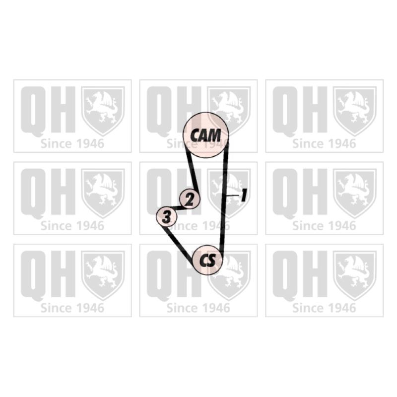 Kit de distribution QUINTON HAZELL QBK508 - Visuel 1