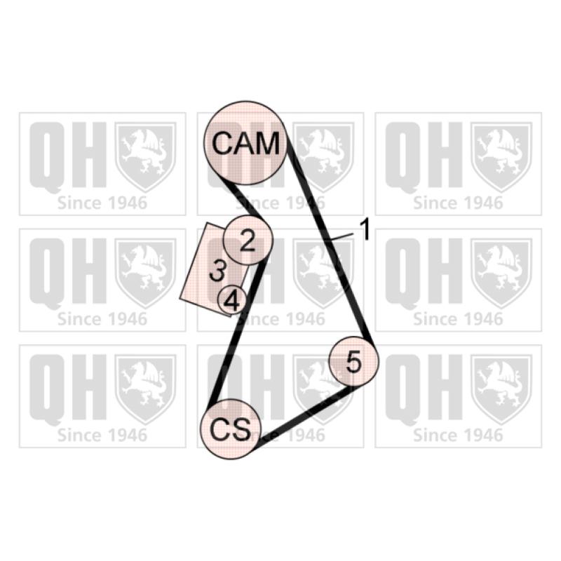 Kit de distribution QUINTON HAZELL QBK568 - Visuel 1