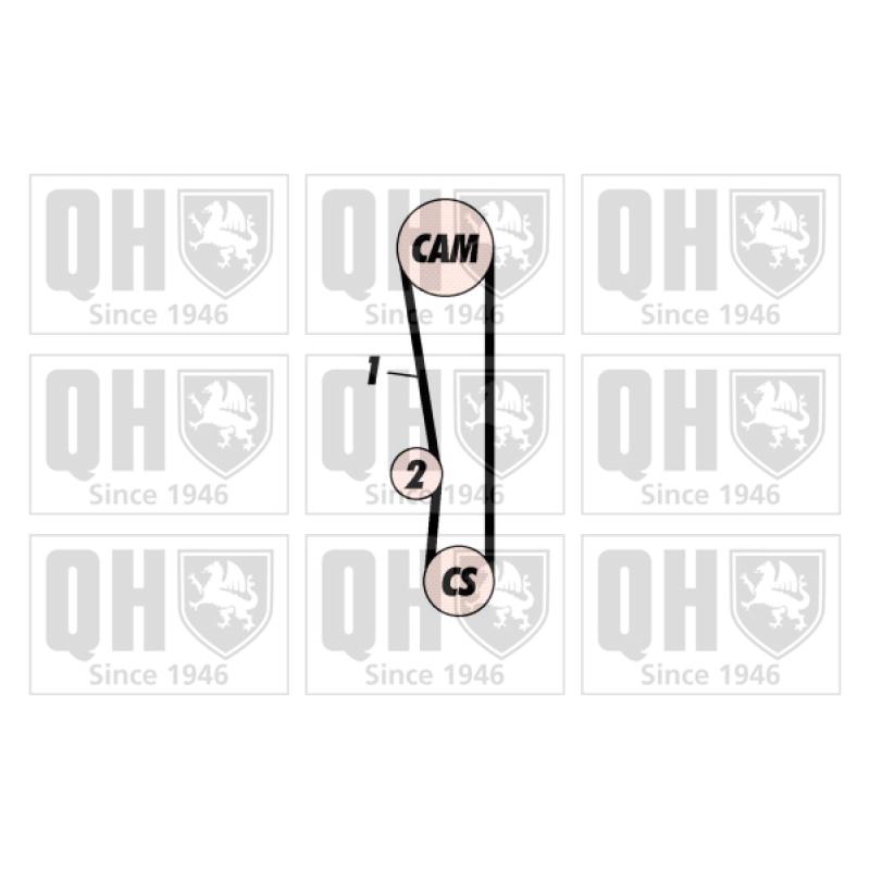 Kit de distribution QUINTON HAZELL QBK569 - Visuel 1