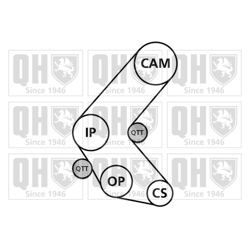 Kit de distribution QUINTON HAZELL QBK653 - Visuel 1
