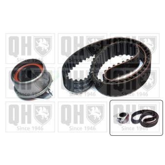 Kit de distribution QUINTON HAZELL QBK728 pour MITSUBISHI LANCER 1.3 - 82cv