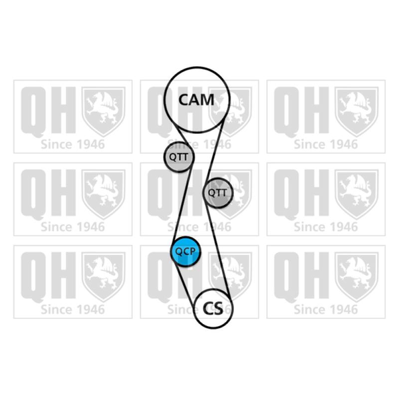 Kit de distribution QUINTON HAZELL QBK763 - Visuel 1