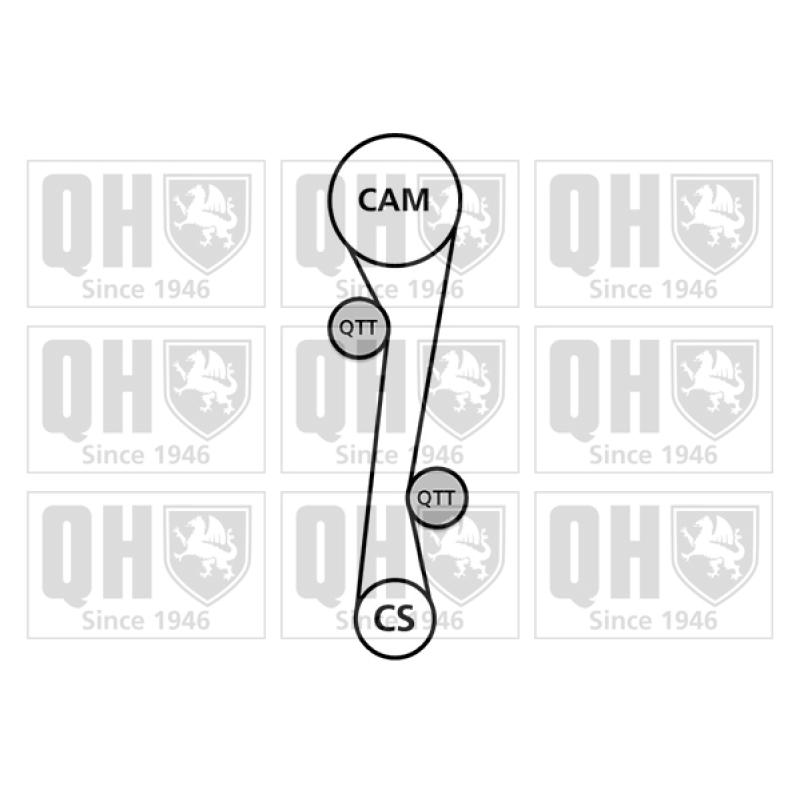 Kit de distribution QUINTON HAZELL QBK839 - Visuel 1