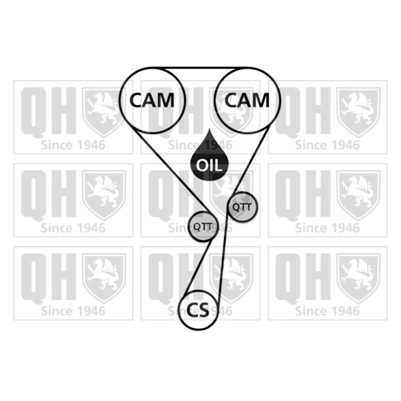 Kit de distribution QUINTON HAZELL QBK885 - Visuel 1