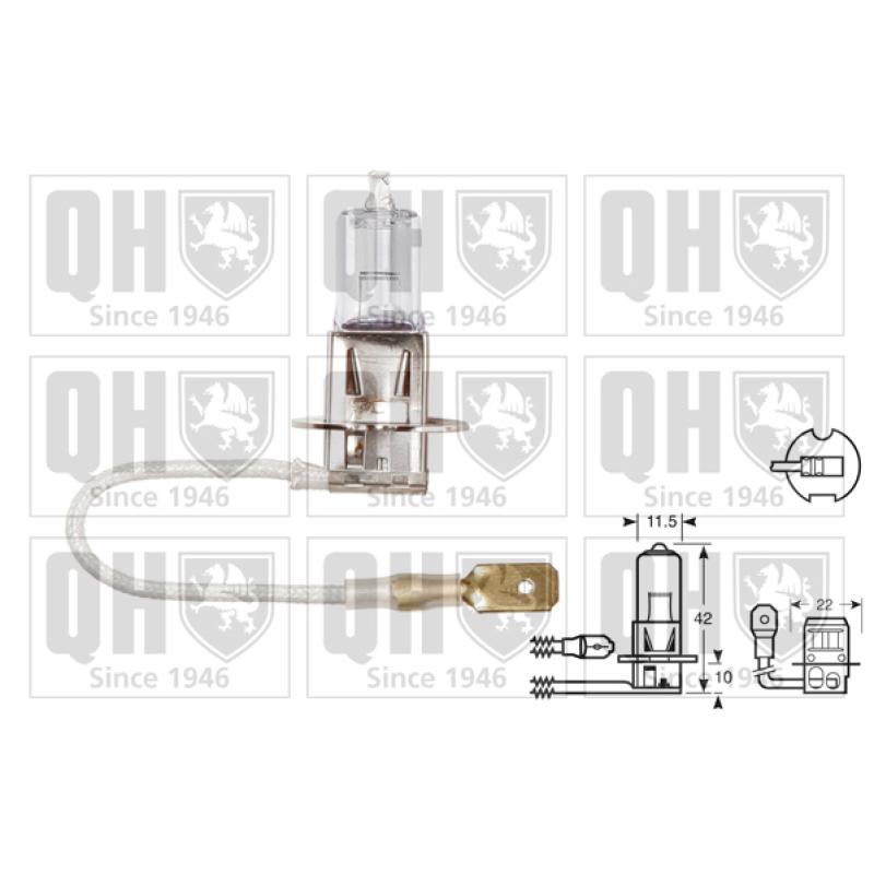 Ampoule, projecteur antibrouillard QUINTON HAZELL QBL453 - Visuel 1