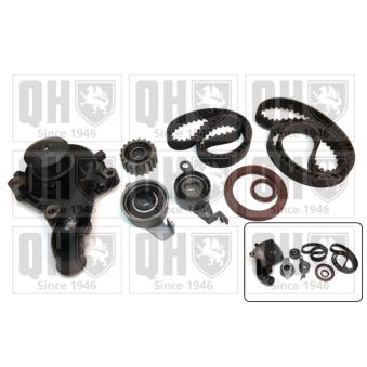 Pompe à eau + kit de courroie de distribution QUINTON HAZELL QBPK1572 pour MAZDA 121 1.8 D - 60cv