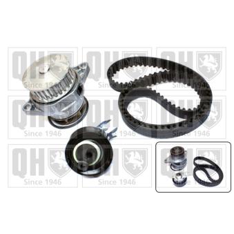 Pompe à eau + kit de courroie de distribution QUINTON HAZELL QBPK2290 pour VOLKSWAGEN GOLF 1.6 - 75cv
