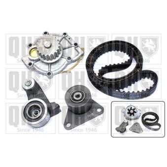 Pompe à eau + kit de courroie de distribution QUINTON HAZELL QBPK2620 pour VOLVO 850 2.0 Turbo - 210cv
