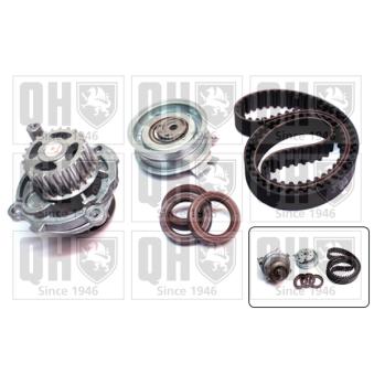Pompe à eau + kit de courroie de distribution QUINTON HAZELL QBPK2681 pour SKODA OCTAVIA 1.6 - 102cv