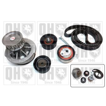 Pompe à eau + kit de courroie de distribution QUINTON HAZELL [QBPK2730]