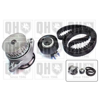 Pompe à eau + kit de courroie de distribution QUINTON HAZELL [QBPK2910]