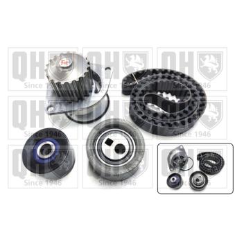 Pompe à eau + kit de courroie de distribution QUINTON HAZELL QBPK3210