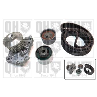 Pompe à eau + kit de courroie de distribution QUINTON HAZELL QBPK5380 pour CITROEN DS5 1.8 16V GDI - 125cv