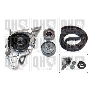 Pompe à eau + kit de courroie de distribution QUINTON HAZELL QBPK6040 pour FORD PUMA 2.6 - 150cv