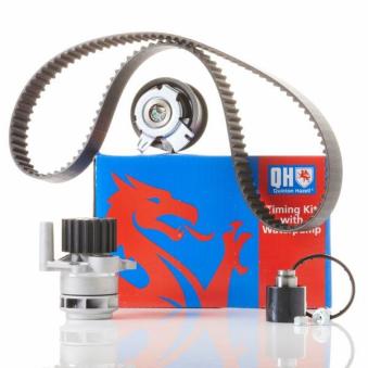 Pompe à eau + kit de courroie de distribution QUINTON HAZELL QBPK6250 pour SEAT ALTEA 1.9 TDI - 105cv