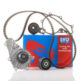 Pompe à eau + kit de courroie de distribution QUINTON HAZELL QBPK6450 pour PEUGEOT PARTNER ORIGIN 1.6 HDi 75 - 75cv