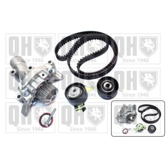 Pompe à eau + kit de courroie de distribution QUINTON HAZELL QBPK6460 pour CITROEN JUMPER 2.2 - 158cv
