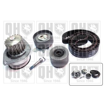 Pompe à eau + kit de courroie de distribution QUINTON HAZELL QBPK6790 pour PEUGEOT PARTNER 1.6 Flexfuel - 109cv