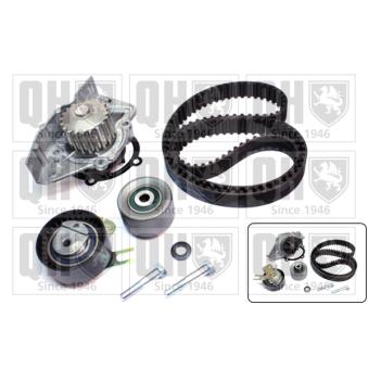 Pompe à eau + kit de courroie de distribution QUINTON HAZELL QBPK6940 pour CITROEN XSARA 2.0 i 16V - 163cv
