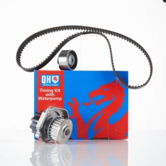 Pompe à eau + kit de courroie de distribution QUINTON HAZELL QBPK7171 pour LANCIA YPSILON 1.4 - 78cv