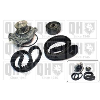 Pompe à eau + kit de courroie de distribution QUINTON HAZELL QBPK8080 pour VOLKSWAGEN TRANSPORTER - COMBI 2.4 D Syncro - 78cv
