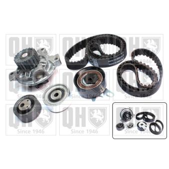Pompe à eau + kit de courroie de distribution QUINTON HAZELL QBPK8560 pour MITSUBISHI COLT 2.5 TDI - 116cv