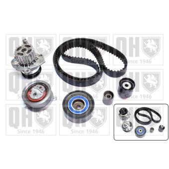 Pompe à eau + kit de courroie de distribution QUINTON HAZELL QBPK8690