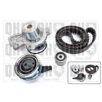 Pompe à eau + kit de courroie de distribution QUINTON HAZELL [QBPK8990]