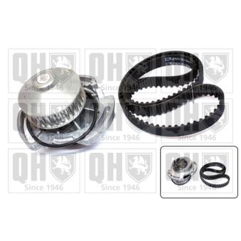 Pompe à eau + kit de courroie de distribution QUINTON HAZELL [QBPK9069]