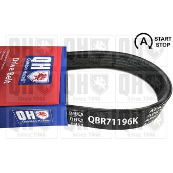 Courroie trapézoïdale à nervures QUINTON HAZELL QBR71196K pour DACIA DUSTER E 200 EQ Boost 4-matic - 197cv