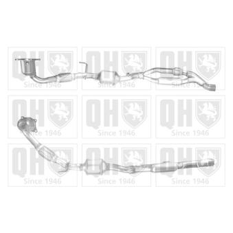Catalyseur QUINTON HAZELL QCAT91929H pour AUDI TT 2.0 quattro - 265cv