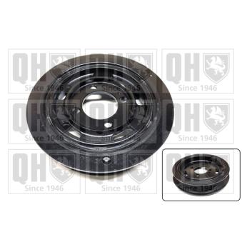 Poulie, vilebrequin QUINTON HAZELL QCD120 pour OPEL ASTRA 2.0 16V - 136cv
