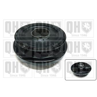 Poulie, vilebrequin QUINTON HAZELL QCD186 pour BMW X6 xDrive 30 d - 211cv