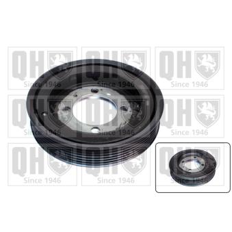 Poulie, vilebrequin QUINTON HAZELL QCD94 pour OPEL MERIVA 1.7 DTI - 75cv